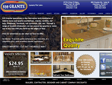 Tablet Screenshot of 39dollargranite.com